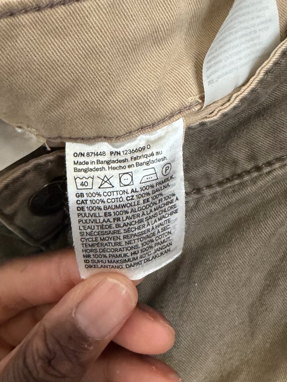 H&M Baggy Ombre Twill Pants - Picture 5 of 5